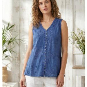 StoneWash Sleeveless Top (10‑Piece Pack)